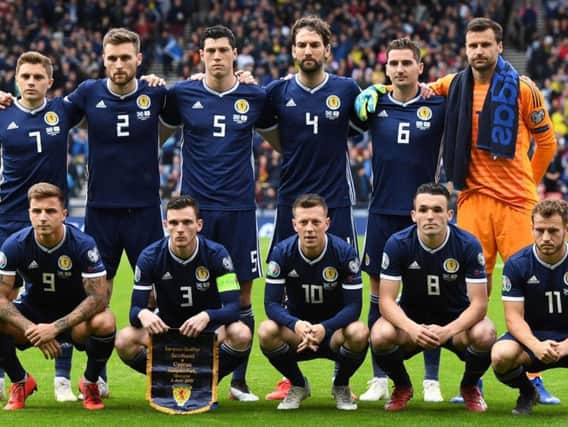 The Scotland starting line-up