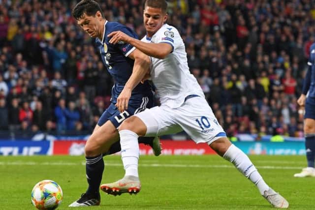 The Aberdeen man was lucky Matija Spoljaric did not take advantage when hewas caught napping just after the break but did not look overly troubled otherwise.