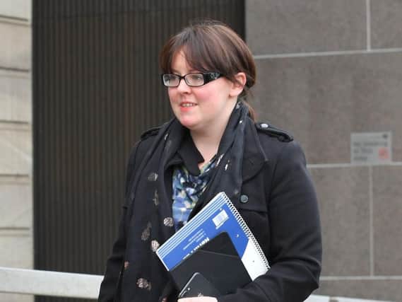 Natalie McGarry outside court.