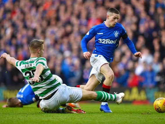 Ryan Kent in action for Rangers. Picture: SNS