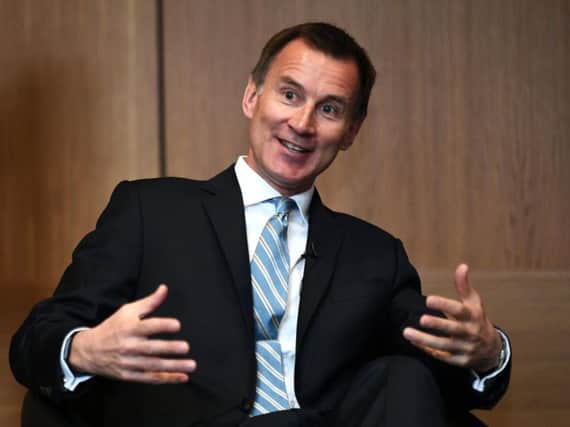Jeremy Hunt wants to renegotiate Brexit bill