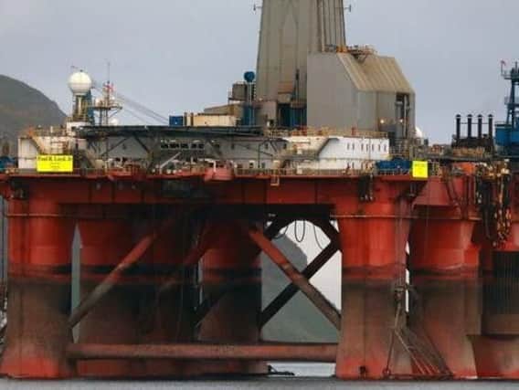 The rig in the Cromarty Firth. Picture: PA Wire