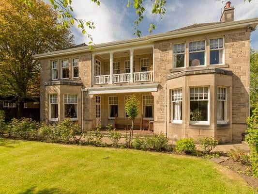 The home, located at 16 Wester Coates Gardens, has the rare combination of being a large detached property with private gardens and located just minutes from Edinburgh city centre.