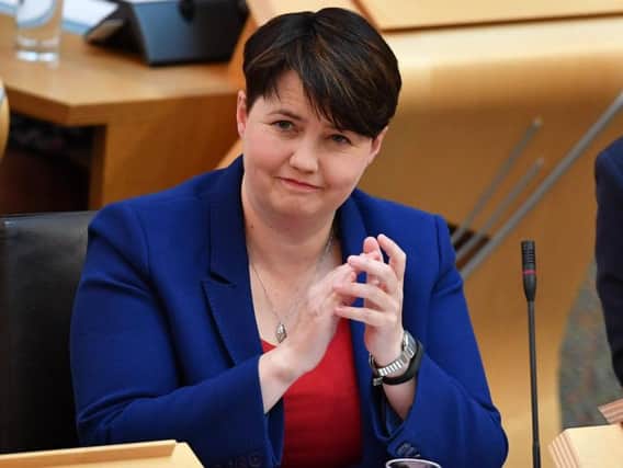 Ruth Davidson has been criticised for backing Sajid Javid in the Tory leadership race.