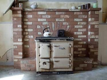 The kettle can still be found on the stove in the house that, it is understood, was last lived in more than 20 years ago. PIC: The Cabrach Trust.