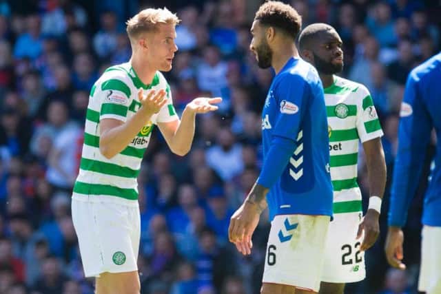 Kristoffer Ajer and Connor Goldson impressed. Picture: SNS