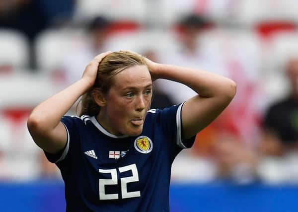 Erin Cuthbert says Scotland must cope with adversity during the World Cup. Picture: Getty.