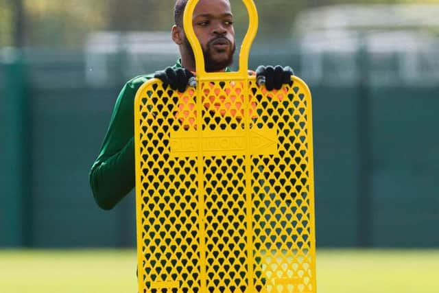 Olivier Ntcham awaits his Celtic exit. Picture: SNS