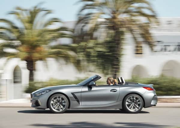 As well as having a different roof mechanism, the new Z4 has a less sculpted body shape than its predecessor