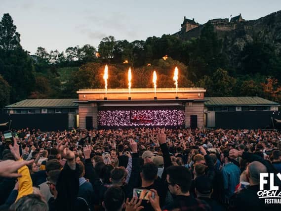 The Fly Open Air festival has been staged in Princes Street Gardens for the last three years without any problems with the city council.