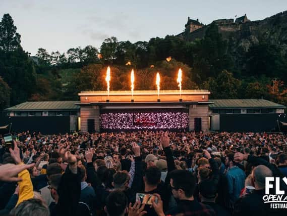 The Fly Open Air festival has been staged in Princes Street Gardens for the last three years without any problems with the city council.