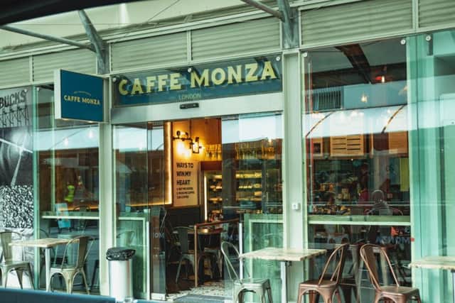 The London branch is Caffe Monza's third overall. Picture: sagargcreative.com