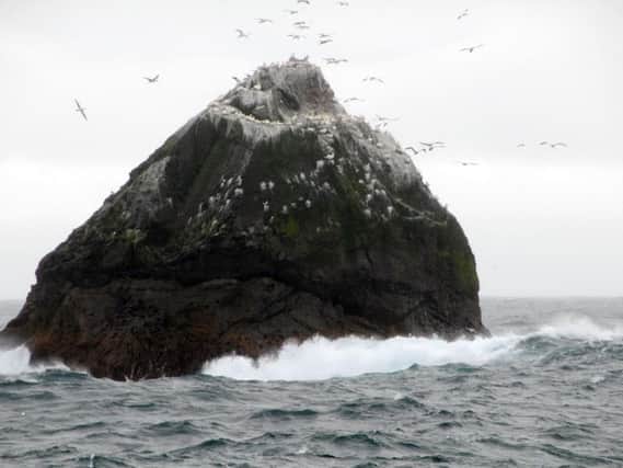 Rockall is 240 miles off the Scots mainland