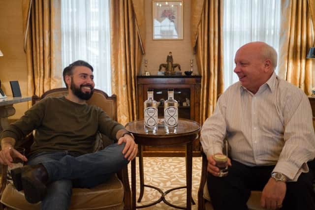 Alasdair Locke and his stepson Alex Christou have developed the family-owned distillery. Picture: Contributed