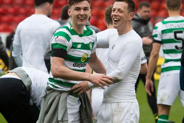 Kieran Tierney and Callum McGregor will be valued highly by Celtic. Picture: SNS