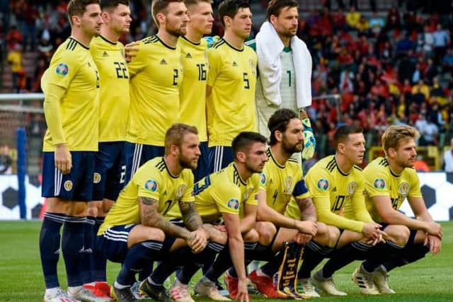 Scotland received great backing from fans.
