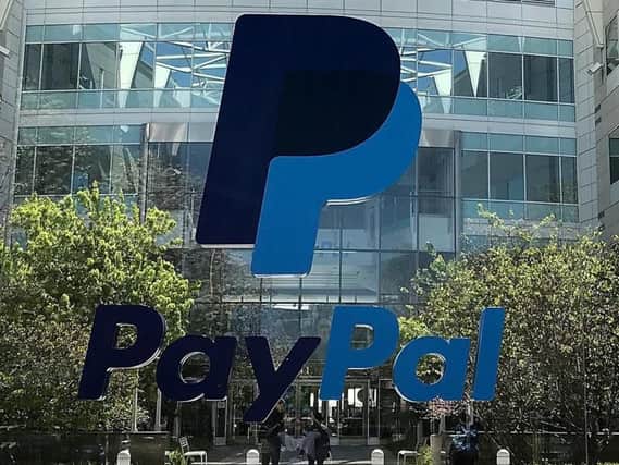 PayPal encourages customers to use its credit service. Picture: Justin Sullivan/Getty