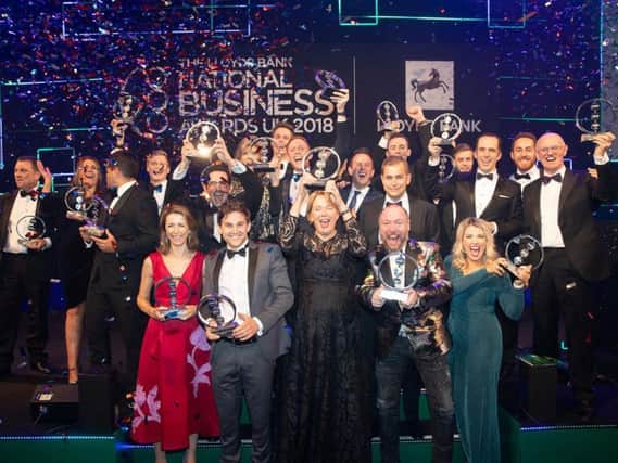 The winners of last year's awards - with the annual event recognising and rewarding excellence across all sectors in the UK. Picture: Fotowales.