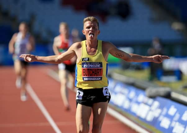 Andrew Butchart is targeting his own  Scottish 3,000m record at the Diamond League meeting at the Bislett Stadium in Oslo. Picture: Clint Hughes/Getty