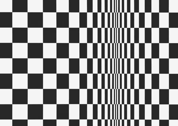 Detail from Movement in Squares, 1961, by Bridget Riley PIC: Arts Council
Collection, Southbank Centre,
London
© Bridget Riley 2019. All rights
reserved