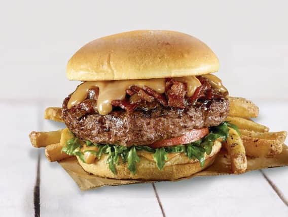This burger was produced by Hard Rock Cafe