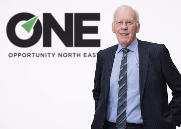 Opportunity North East (ONE)s chairman Sir Ian Wood said a 'transformational mindset' is needed for the energy transition. Picture: Ross Johnston/Newsline Media