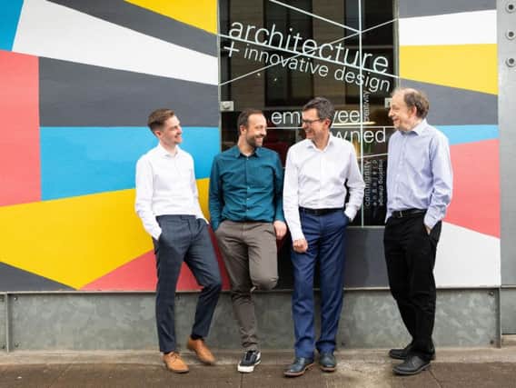 From left: Jonathan McQuillan, Stuart Russell, Adam Bell and Stephen Lamb. Picture: Scottish Enterprise 2019