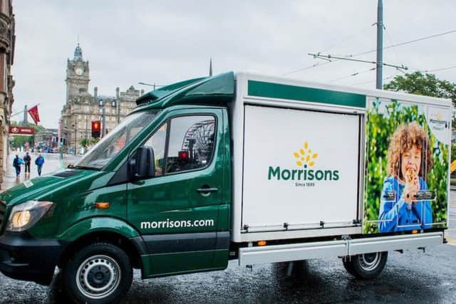 The Morrisons same-dayonline grocery shopping service, in partnership with Amazon, will now be extended to citiesincluding Glasgow. Picture: Chris Watt
