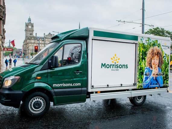 The Morrisons same-dayonline grocery shopping service, in partnership with Amazon, will now be extended to citiesincluding Glasgow. Picture: Chris Watt