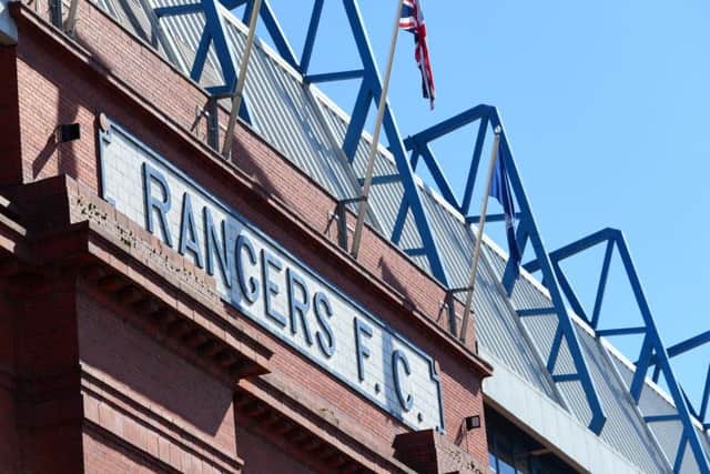 A general view of Rangers' Ibrox Park stadium