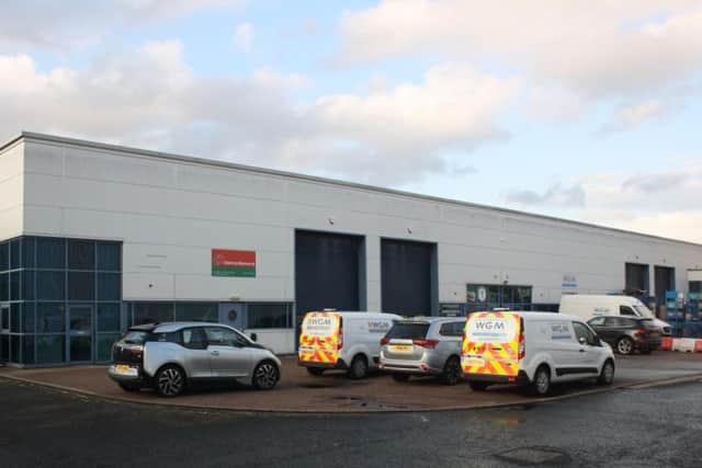 Clifford Court at Ibrox Business Park has been sold to Buccleuch Property Group for 875,000. Picture: Contributed