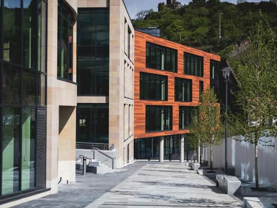 Keys to the new UK government hub in central Edinburgh have been handed over ahead of schedule. Picture: Contributed