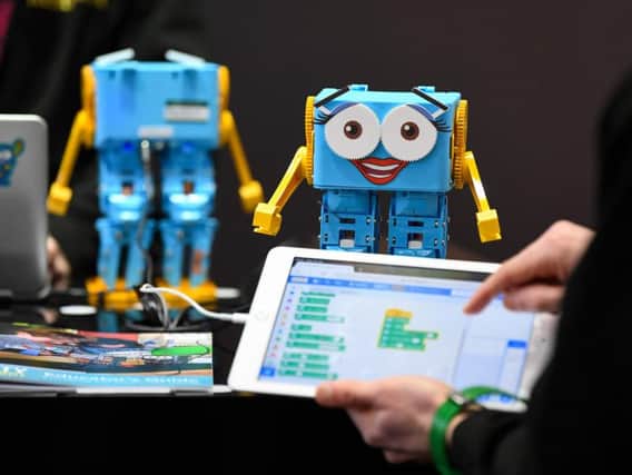 Robotical has sold 5,000 units of Marty the Robot, which helps to teach children coding skills. Picture: Andreas Gebert