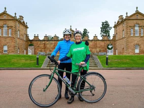 Mavis Paterson, who lives near Stranraer in Dumfries and Galloway, set out on May 30 from Land's End and aims to reach John O'Groats on June 21.