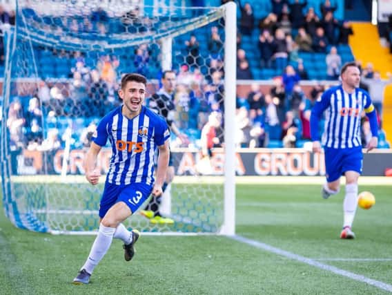 Greg Taylor was very impressive for Kilmarnock helping the side finish third. Picture: SNS