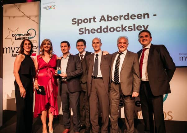 The Sport Aberdeen team at Sheddocksley won the Capital Investment Award
