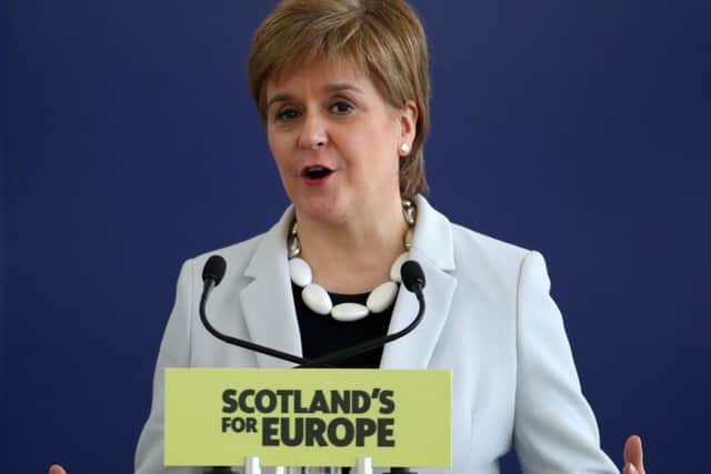 Nicola Sturgeon said the SNP would explore all options to prevent a no deal Brexit