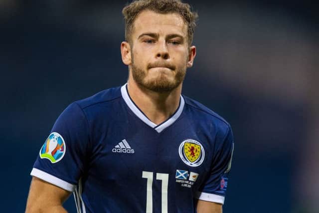 Ryan Fraser in action for Scotland against Cyprus. Picture: Ross MacDonald/SNS