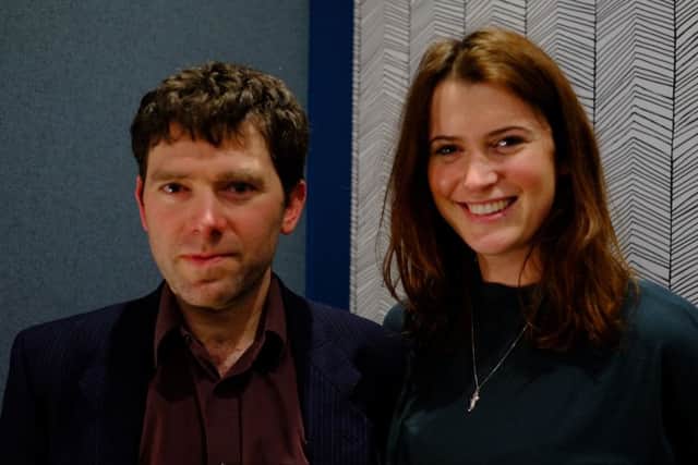 Amy Williams, co-founder and chief executive of Good-Loop, pictured with fellow co-founder Daniel WInterstein, is proposing a 'win-win-win' advertising solution. Picture: Contributed