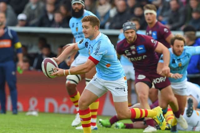 Paddy Jackson is leaving Perpignan to join London Irish. Picture: AFP/Getty Images