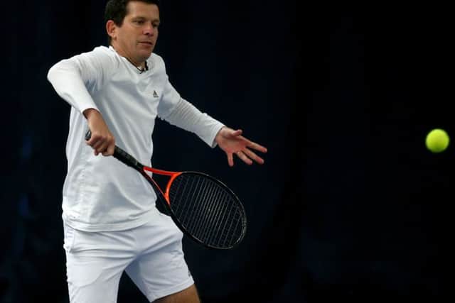 Tim Henman is through to the Gleneagles final. Picutre: Charlie Crowhurst/Getty Images for LTA