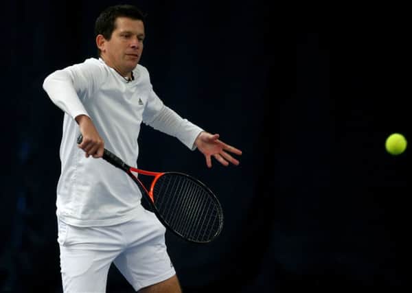Tim Henman is through to the Gleneagles final. Picutre: Charlie Crowhurst/Getty Images for LTA