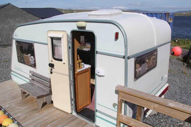 Eilidh Carr started selling gifts from a converted caravan on the Isle of Berneray in the summer of 2016.