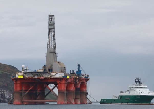 Environmental campaigners who boarded the rig as it was being towed out to sea have vowed to continue their protest until BP stops drilling for new oil wells. Picture: Greenpeace/PA Wire