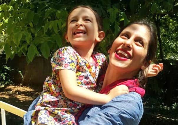 Nazanin with Gabriella, who is not allowed to leave Iran
