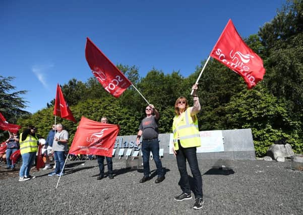 United the union says workers will strike on five days this month. Picture: Picture: John Devlin