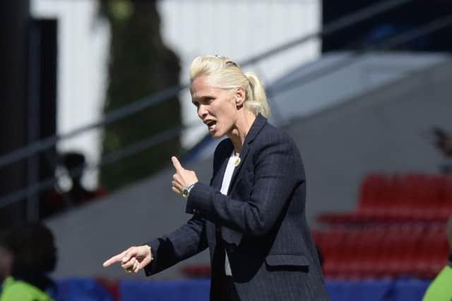 SFA chief executive Ian Maxwell believes Shelley Kerr is in line to become the first female top flight manager in the mens game. Photograph: Lorraine Hill