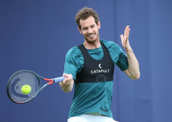 Andy Murray has not played competitively since the first round of the Australian Open in January. Picture: Getty Images