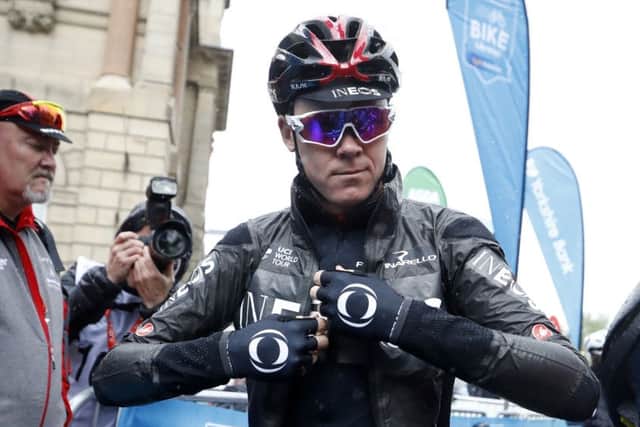 Chris Froome faces a long lay-off after his heavy crash in France last week. Picture: Martin Rickett/PA