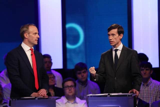 The leadership debate on Channel 4 tonight. Picture: PA